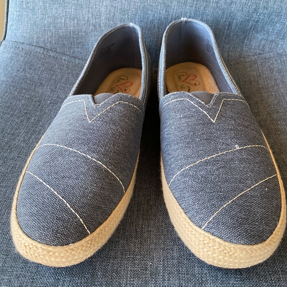 Denim Flats